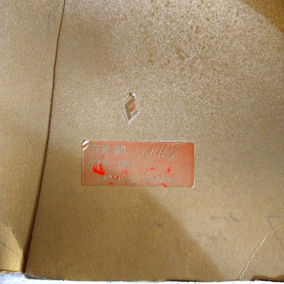 Vintage 23"' tall Gold & Cream Victorian/Old World Santa Tree Topper - Picture 7 of 7